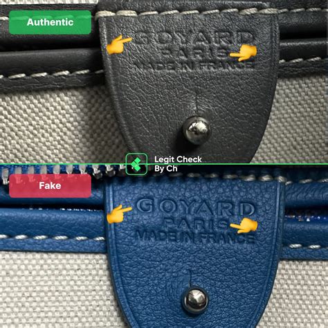 fake goyard handbag|real vs fake Goyard bag.